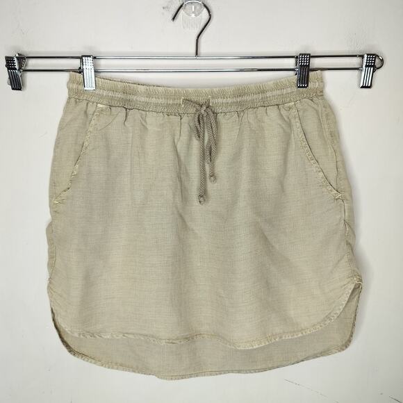 Bella Dahl Skirt Drawstring Waist Linen Tencel - Picture 1 of 7